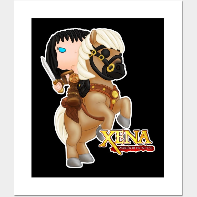 Xena on Argo Wall Art by DreamsOfPop